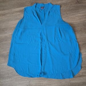 Vince Camuto Vibrant Blue Sleeveless Blouse